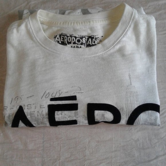 mens long sleeve pull over t-shirt AEROPOSTALE  med size - Picture 7 of 7